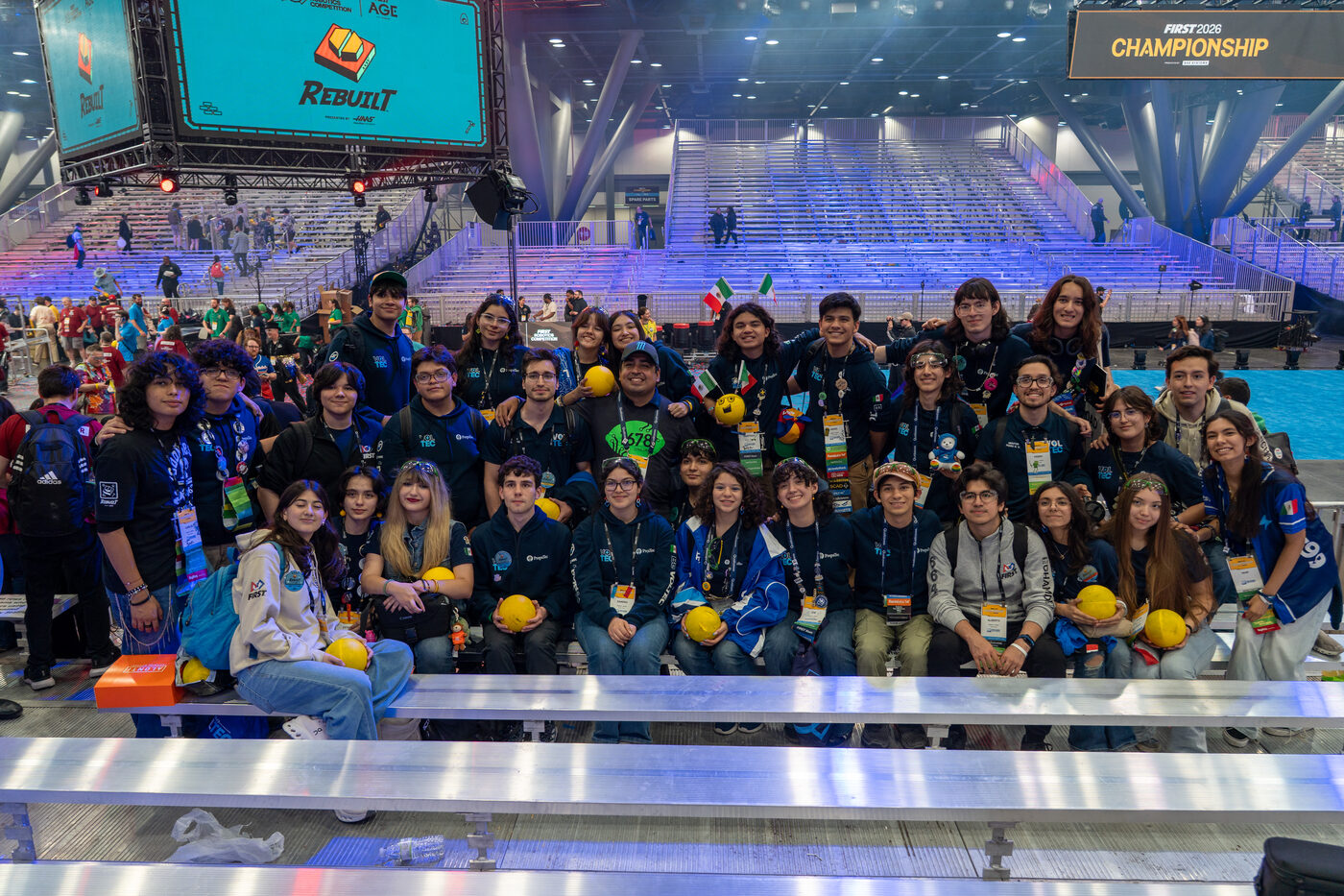 El equipo Voltec 6647 en el FIRST Championship 2026